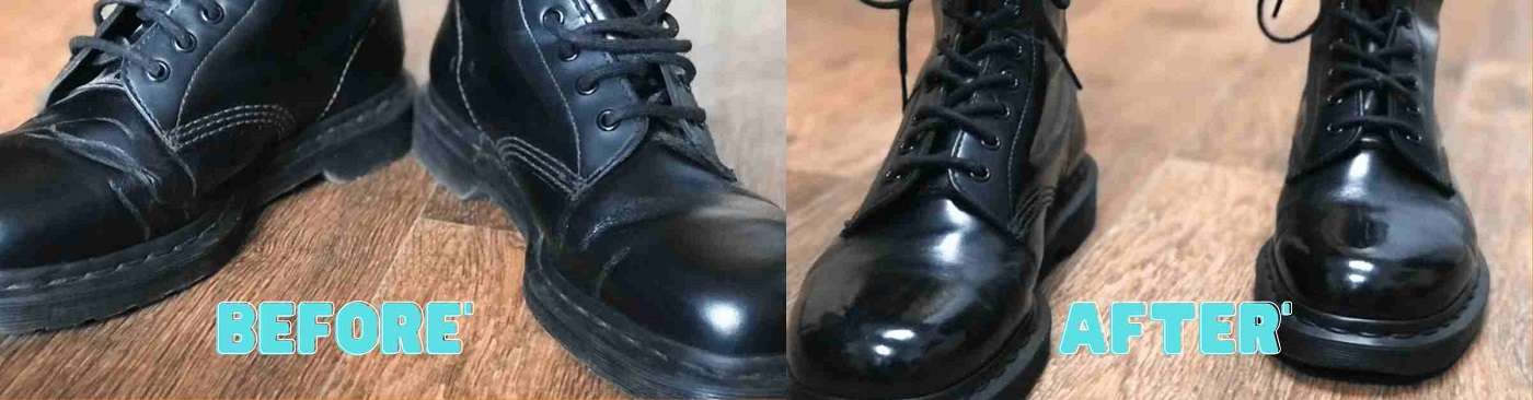 how to remove creases from dr martens