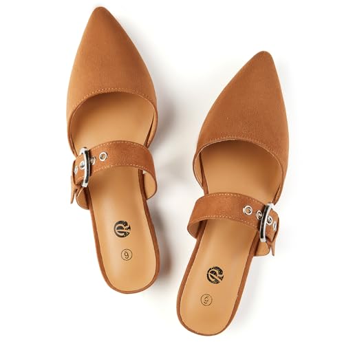 Comfortable Low Heel Mule Shoes